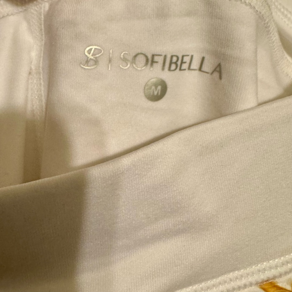 Sofibella Womens Airflow In Skort NWT Pickball Tennis Skirt Gold Chain Sz M - Picture 8 of 8